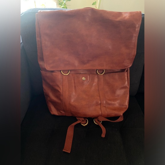 Faux Leather Backpack - Picture 8 of 11